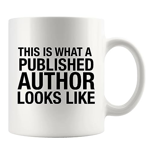 Panvola This Is What A Published Author Looks Like Writer Novelist Gifts Funny Journalist Columnist Poet Ceramic Mug 11 oz White