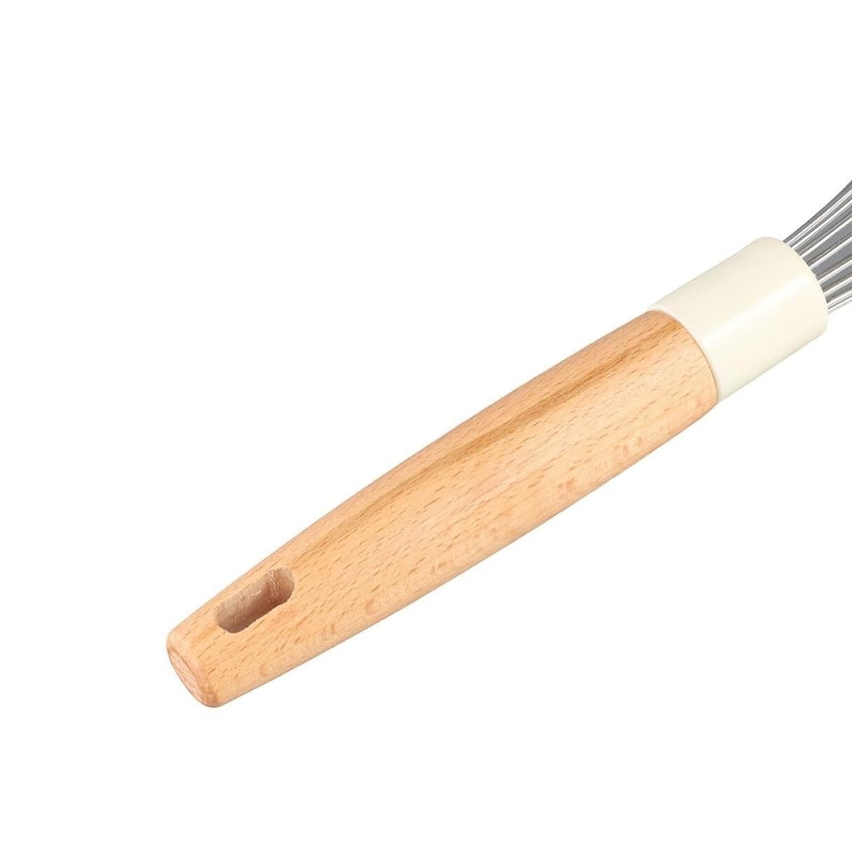 Frusta da Cucina Sbattitore Manuale Frullino for Le Uova Manuale da Cucina, Montalatte Portatile, Manico in Legno, Macchina for Schiuma, Frullatore for caffè Frullatore Efficiente