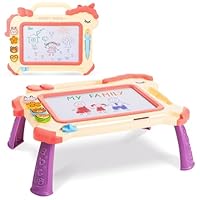 GSrenyu Magnetic Drawing Board Kids Toys for 3+ Year Old Girls Gifts,1st Birthday Gifts for Girls Educational Learning Baby Toys for 3+ Year Old Boys Kids Birthday Gift