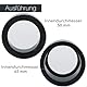 PVC-Reduzierung I 63 mm x 50 mm I Reduktionsmuffe I PVC-Rohrmuffe mit 2-Anschlüssen I Rohr-Verbindungsstück für PVC-Rohre und PVC-Fittinge I bm185