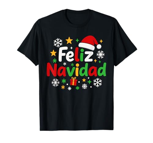 Feliz Navidad Pajamas Shirt, Cute Spanish Mexican Christmas T-Shirt Feliz Navidad Pajamas Shirt, Cute Spanish Mexican Christmas T-Shirt
