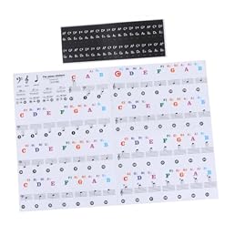 OFFSCH 1 Pack 88 Décorations De Table D’Halloween Anneaux Épais En Résine Pâte À Clavier De Piano Pâtes À Lettres Colorées Autocollants Colorés Autocollants De Couleur Autocollants Du - Les Beatles, Paul McCartney, John Lennon, RIngo Starr, George Harrison