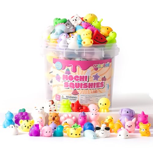 25 Pack Squishy Toys, Mini Mochi Squishies for Kids, Cute Squishy Toys, Soft Sensory Fidget Toys, Squishy Party Favors, Treasure Box Prizes & Classroom Rewards