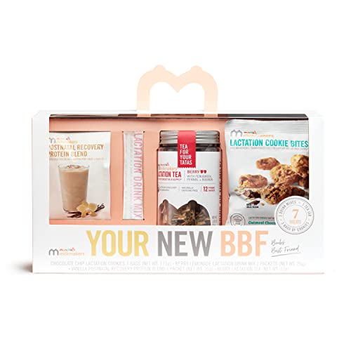 Image of Munchkin® Milkmakers® Lactation Sampler Gift Set, Includes Cookie Bites, Drink Mix, Protein Blend and Tea