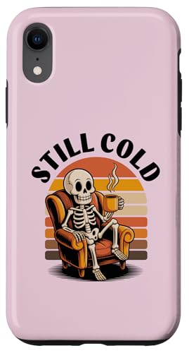 Funny Skeleton Coffee Lover Morning Cafe Mood �X�}�z�P�[�X iPhone XR �p