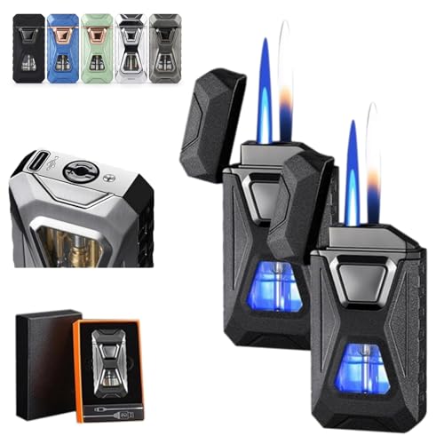 Encendedor Dual con Activación por Voz, 2 Unidades Negro miniatura 1