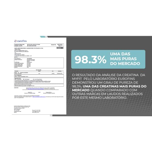 Creatina 100% Pura - Monohidratada, Laudo de Pureza Disponível - 300g - Livre de Metais Pesados