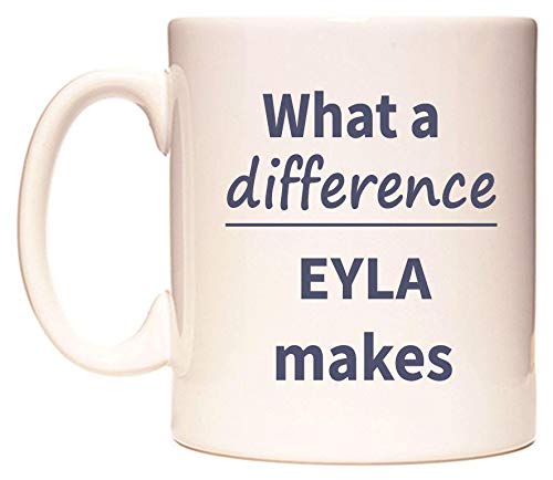 WeDoMugs What a Difference EYLA Makes Ceramic 11oz Coffee Mug