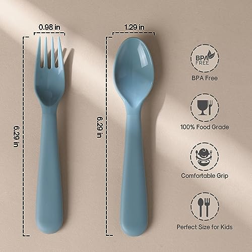  Toddler Plastic Utensils Set for Kids BPA Free Dishwasher Safe
| 12 Pieces Plastic Cutlery Set for Toddler Kids Safe Fl