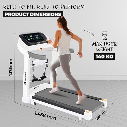 Image of Sprint Multifunction 5 HP Peak BLDC Motorized Treadmill |16 Km /Hr Max Speed | 140 kg User Weight | Home use