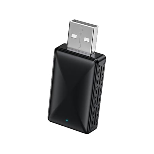2025 Upgraded Wireless CarPlay & Android Auto Adapter – Plug & Play USB Dongle for iPhone & Android – Low Latency, Voice Assistant, OEM Control, Converts Wired to Wireless