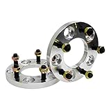デュラックス(Durax) ワイドトレッドスペーサー 2枚入り PCD114.3 / 5穴 / P1.5 / 15mm シルバー