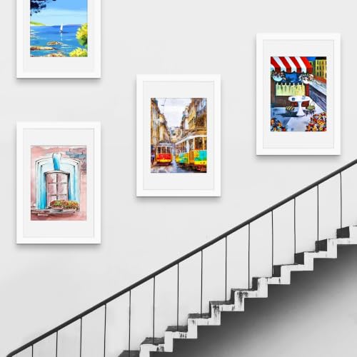 Image of Picrit 22.375x34 White Poster Frame, Picture Frame for Wall, 3 Pack