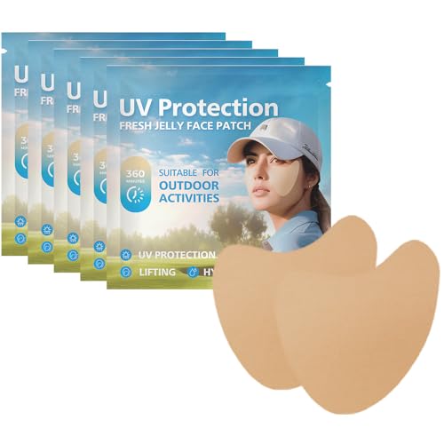 AKARY 5 Pairs Sunscreen Golf Face Patch