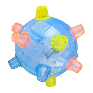 Leaping Trigger Globe - Strahlender Signalball, intelligentes Bewegungsreaktionsger&auml;t, audiovisuelles Haustieranreicherungssystem, Heimspiel; &Uuml;bungsstimulation, Verhaltensanreicherung, kognitives