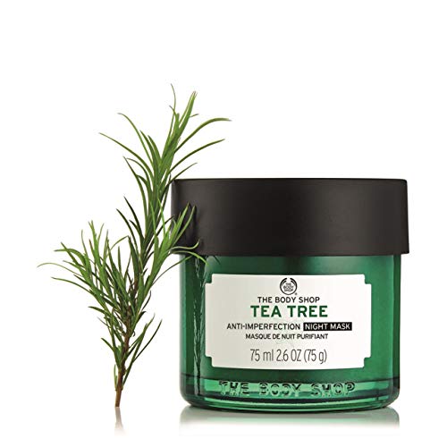 The Body Shop Tea Tree Anti-Imperfection Night Mask, 2.6 Fl Oz (Vegan) #TOP4