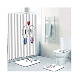 ❣Características de diseño: Garantizado para darle a tu baño un estilo clásico. Al diseñar tu baño, ¡todo comienza con la cortina de ducha! ¡Cuelga esta cortina de baño en tu baño y pinta tus paredes de un color intenso para resaltarlas!
