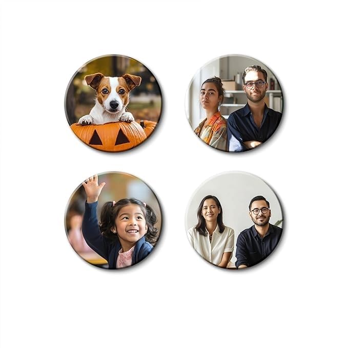 Fun and Easy DIY Fridge Magnets 14 URBAN GIFTING Personalized Photo Memory Fridge Magnets โ Custom A...