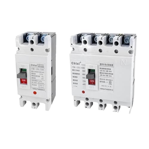 Interruptor de aire caja moldeada CTM1-125L transparente de alta resistencia