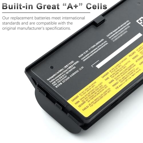 KXRSII 61++ 01AV492 01AV427 01AV428 Laptop Akku Ersatz für Lenovo ThinkPad T470 T480 T570 T580 A475 A485 P51s P52s TP25 Series SB10K97584 SB10K97585 4X50M08812 10.8V 72Wh