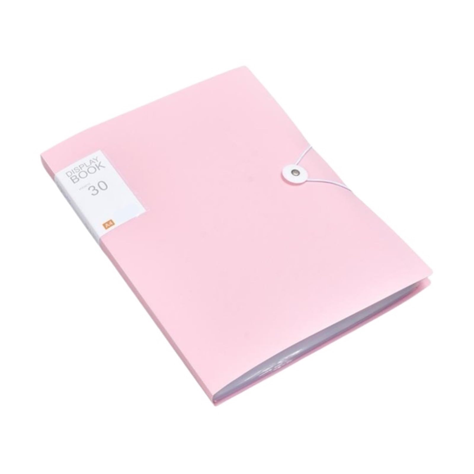 Carpeta de archivos A4 de 2 piezas, libro de exhibición, 30/60 páginas, bolsa organizadora de documentos de papel transparente, papelería, suministros escolares de oficina Carpetas De Fundas A4(Light