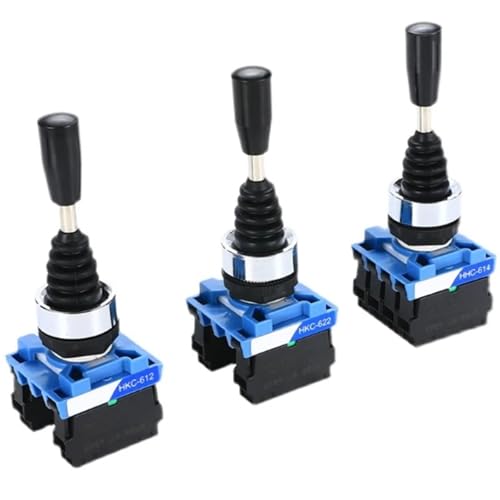 Interruptor de joystick de 22 mm monopalanca basculante de 4 vías 4 NO HKC-614
