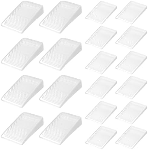 19pcs Plastic Wedges, Furniture Levellers Shims, Plastic Shims fo...