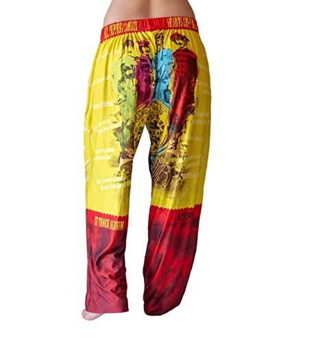 Collections Etc The Beatles Sergeant Pepper Album Cover Lounge Pants4