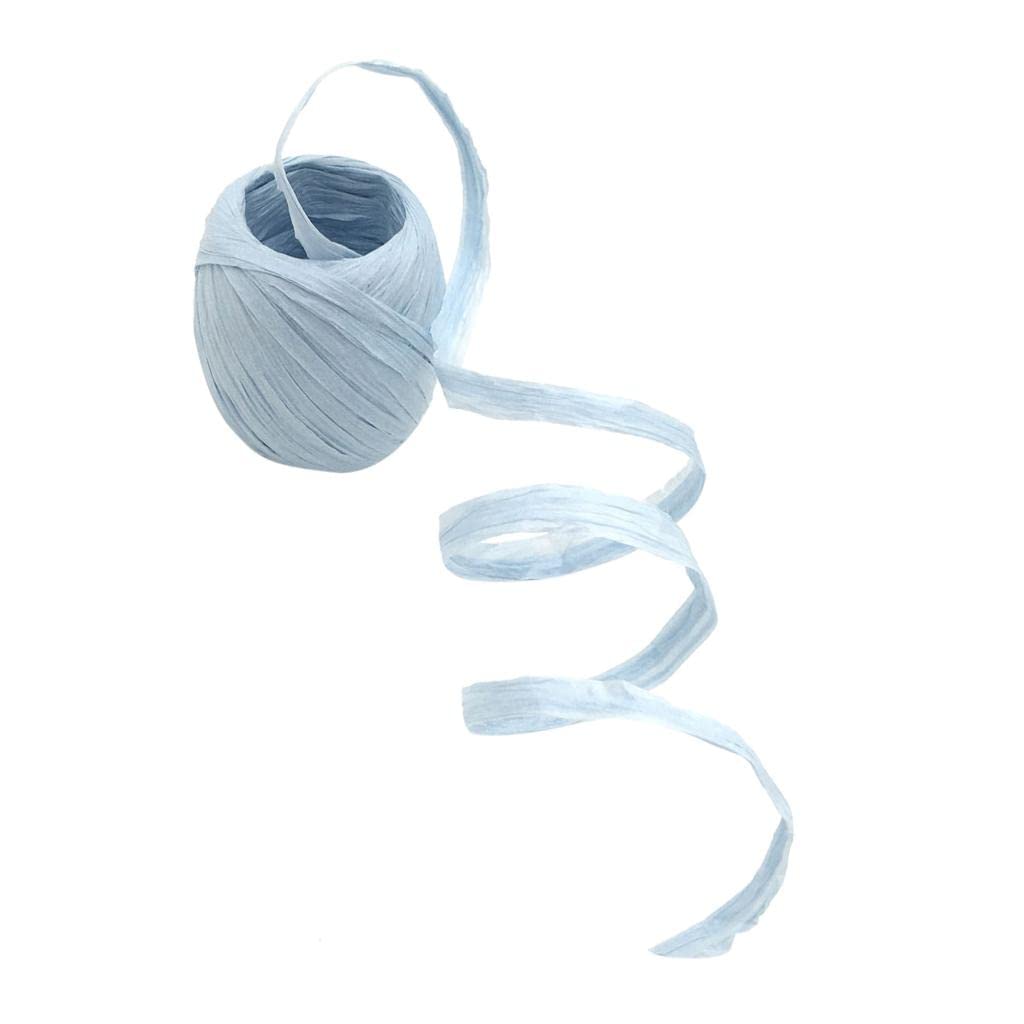 20m/Roll Raffia Paper Ribbon Gift Package String Scrapbooking Light Blue|Paper & Raffia|Paper|Paper Crafts|Crafting|Arts Crafts-image-1