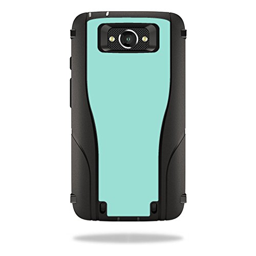 MightySkins Skin Compatible with Otterbox Defender Droid Turbo Case Case wrap Cover Sticker Skins Solid Seafoam