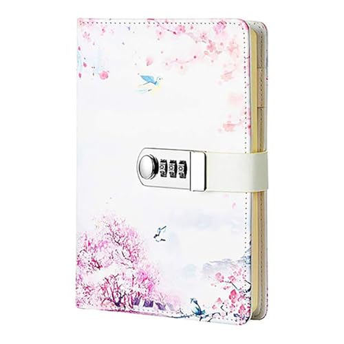 Cuaderno personal con contraseña, diario A5 con candado