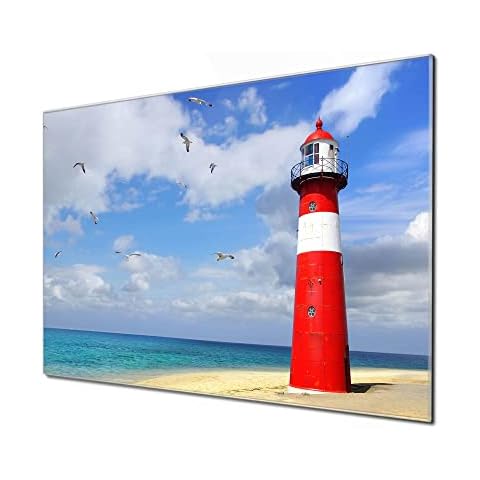 banjado® Glas Magnettafel mit 4 Magneten Cover