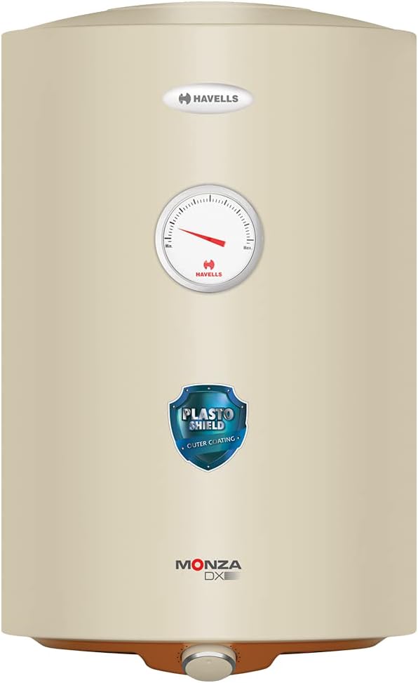 Havells Monza DX 25 Litre 5 Star Vertical Storage Water Heater (Ivory, 2000 Watts)