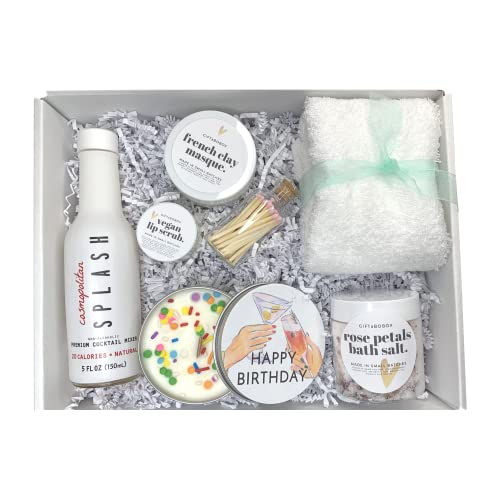 Birthday Gifts Box for Women Best Relaxing Lavender Spa Gift Box with birthday