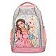 Depesche 13331 TOPModel Juicy - Schulrucksack Trolley in Rosa und Grün, mit Model Motiv und Blumen Muster, Schultasche mit Teleskopgriff und Rollen