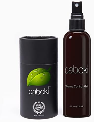 Caboki Hair Fibers Starter Kit – Spray and Hair Powder - Light Brown