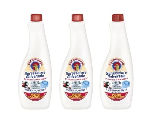 Chanteclair Universal Marseille Perfume Degreaser Refill, Pack of 3 x 600 ml