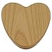 Devoted Heart Alder Keepsake Urn Box, Wooden Heart Shaped Box for Cremated Ashes or Memorabilia, Keepsake Sized Cremation Urn for Ashes