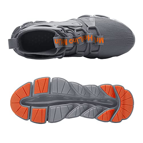 Image of Hello MrLin Men's Running Shoes Non Slip Athletic Tennis Walking Blade Type Sneakers Hip Hop