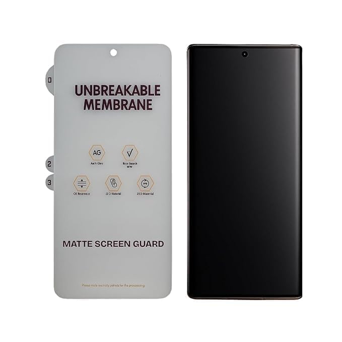 Image of BLACKSHEEP Matte Screen Protector for Realme Narzo 80 Pro 5G Membrane Case Friendly Full Edge to Edge Screen Coverage & Installation Kit