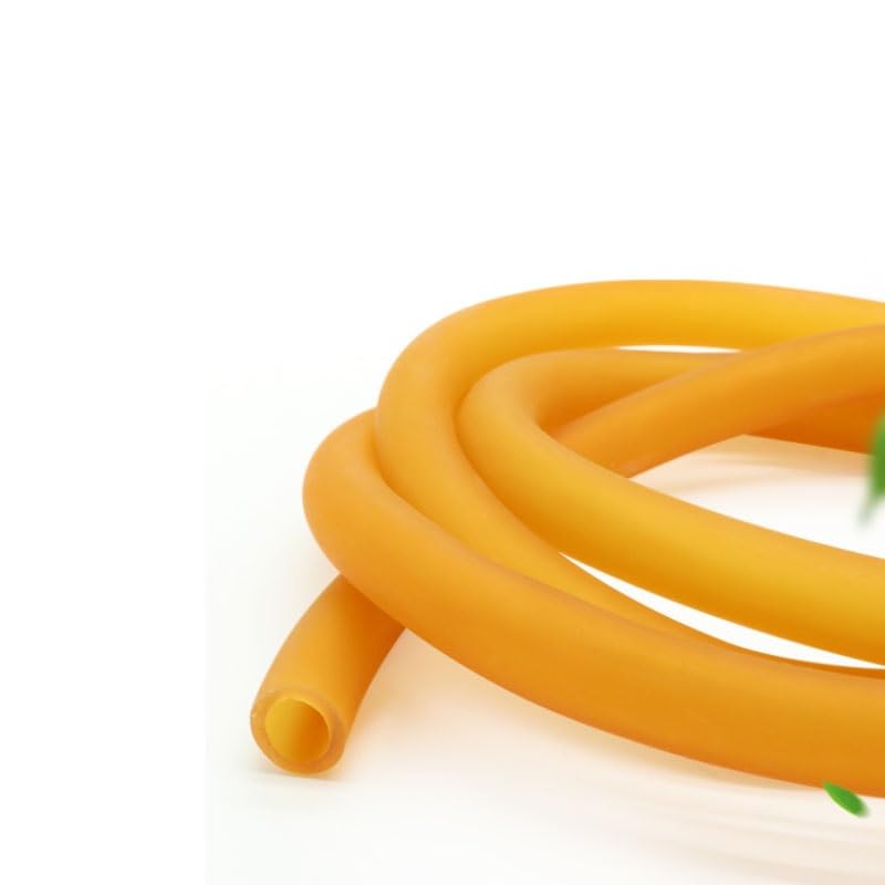 Tubo In Gomma Naturale Latex - Flessibile E Resistente, Alta Resilienza, Diametri Vari (IDxOD Da 1,6 Mm A 17 Mm), Lunghezza 1 O 2 Metri, Per Acqua, Aria E Drenaggio