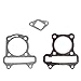 Tupo 47mm 80cc Big Bore Cylinder Piston Ring Gasket Top End Rebuild Kit Compatible with GY6 4-Stroke 139QMB TAOTAO JONWAY ZNEN Roketa ATV Moped Go-Kart