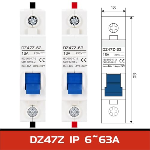 Disjoncteur miniature CC résistant aux arcs électriques pour circuit solaire 500V 32A