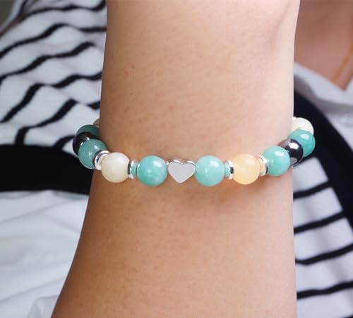 Image of MFTRADING Inspirational Birthday Gifts Small Unique Thanksgiving Gift Jewelry beaded Bracelets for Her Best Friend Sister Niece Daughter Granddaughter