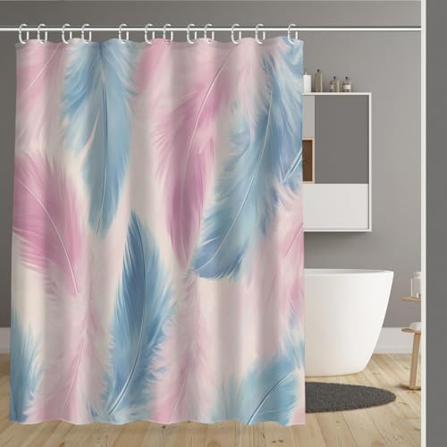 Rideau de douche moderne 180x180 lavable rideau de bain polyester à œillets