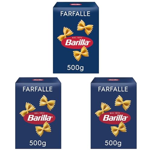 Barilla Pâtes Farfalle Generose collezione 500g (Lot de 3)