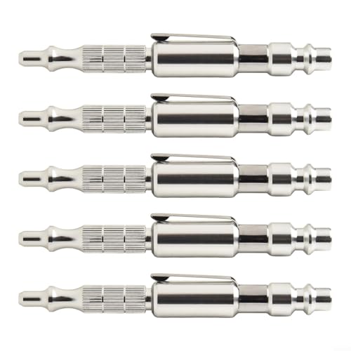 Materiale robusto e leggero: realizzate in lega di alluminio, queste pistole sono progettate per resistere pur rimanendo leggere per una maggiore facilità di utilizzo.