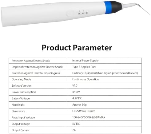 Cordless Endo Obturation System Pen 0.3S Fast Heating Gutta Percha Cutting Pen with 2 Heating Tips - 5