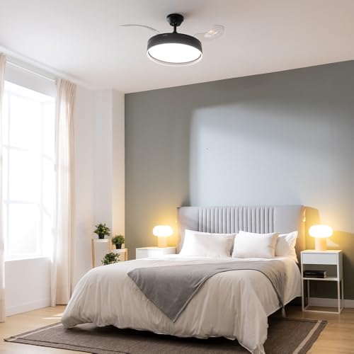 Cecotec Deckenventilator EnergySilence Aero 4280 Invisible Black, 106 cm – Ansicht 3
