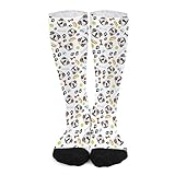 501 Bulldog Anglais Chien Souriant Homme Femme Chaussettes De Course Poids Léger Chaussettes De Travail Durabilité Chaussettes De Marche Chaussettes D'Équipage Pour Intérieur Sport Cyclisme